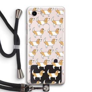 Doggy: Pixel 3 Transparant Hoesje met koord