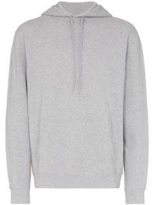 Sunspel sweat à capuche à poche kangourou - Gris