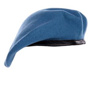 Soldaten baret - VN blauw - volwassenen - katoen - hoeden/petten