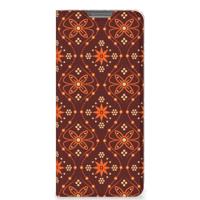 OPPO Find X5 | Hoesje met Magneet | Batik Brown