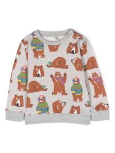 Stella McCartney Kids sweat en coton durable à imprimé - Gris