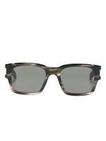 Saint Laurent Eyewear lunettes de soleil SL 617 à monture carrée - Marron