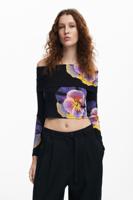 Bloemenprint T-shirt M. Christian Lacroix - BLACK - L