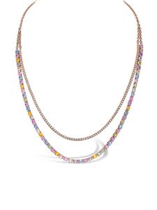 Pragnell collier Rainbow Fancy en or rose 18ct à ornements