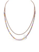 Pragnell collier Rainbow Fancy en or rose 18ct à ornements - thumbnail