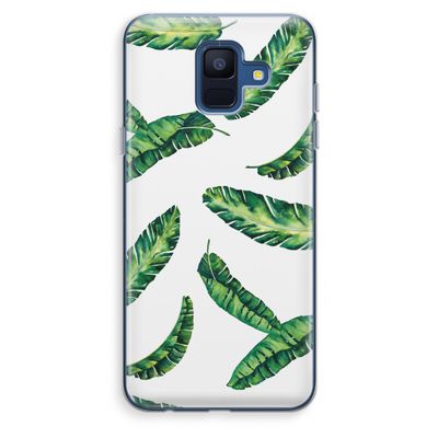 Lange bladeren: Samsung Galaxy A6 (2018) Transparant Hoesje