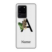Charcoal Flora: Volledig geprint Samsung Galaxy S20 Ultra Hoesje