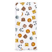 Doorzichtige Silicone Hoesje voor OPPO A58 | A78 5G Dieren Emojis