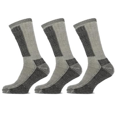 Basset Thermosokken Merinowol 3-pack Off White Black-35/38