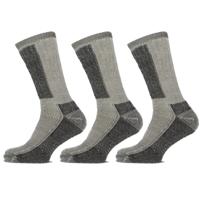Basset Thermosokken Merinowol 3-pack Off White Black-35/38