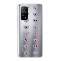 Smiley watermeloenprint: Xiaomi Mi 10T 5G Transparant Hoesje