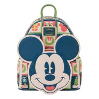 Disney by Loungefly Mini Backpack Mickey and Minnie Holiday Disney by Loungefly Mini Backpack Mickey and Minnie Holiday