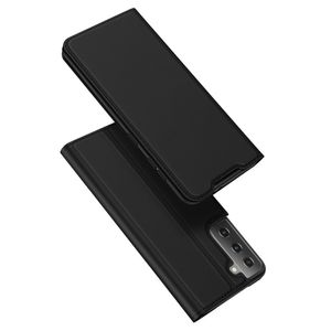 Dux Ducis - Pro Serie Slim wallet hoes - Samsung Galaxy S21 - Zwart
