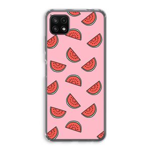 Watermeloen: Samsung Galaxy A22 5G Transparant Hoesje
