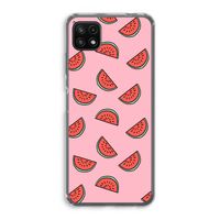Watermeloen: Samsung Galaxy A22 5G Transparant Hoesje