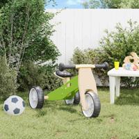 VidaXL Loopfiets voor kinderen 2-in-1 groen
