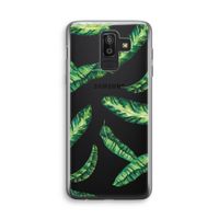 Lange bladeren: Samsung Galaxy J8 (2018) Transparant Hoesje