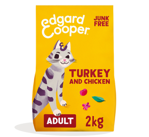Edgard & Cooper graanvrij kalkoen kattenvoer 2kg