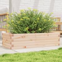 VidaXL Plantenbak 90x40x23 cm massief grenenhout