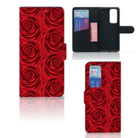 OPPO Find X3 Neo 5G Hoesje Red Roses - thumbnail