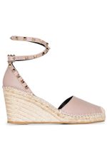 Valentino Garavani espadrilles Rockstud 85 mm à plateforme compensée - Tons neutres - thumbnail