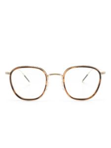 Oliver Peoples lunettes de soleil TK-9 à monture carrée - Or