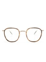 Oliver Peoples lunettes de soleil TK-9 à monture carrée - Or - thumbnail