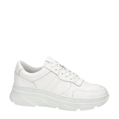 Nelson leren chunky sneakers wit Nelson leren chunky sneakers wit