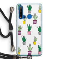 Sanseveria: Huawei P20 Lite (2019) Transparant Hoesje met koord