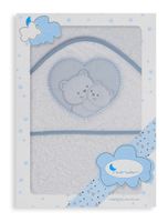 Interbaby badcape Hartje junior 100 cm katoen - thumbnail