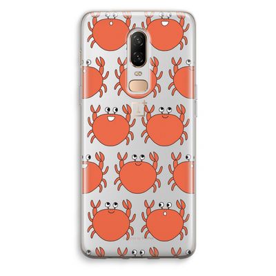 Krab: OnePlus 6 Transparant Hoesje