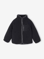 Sherpa meisjesvest antraciet