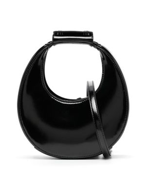 STAUD sac à main Goodnight Moon en cuir - Noir