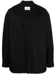 AMI Paris chemise boutonnée à manches longues - Noir