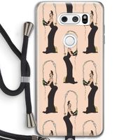 Pop Some Kim: LG V30 Transparant Hoesje met koord