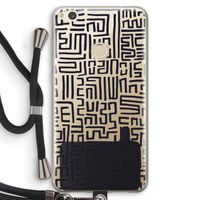 Moroccan Print: Huawei Ascend P8 Lite (2017) Transparant Hoesje met koord
