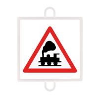 TRAFFIC SIGN DANGER Nº 4 (LEVEL WITHOUT BARRIERS)