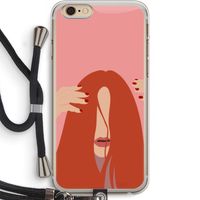 Woke up like this: iPhone 6 PLUS / 6S PLUS Transparant Hoesje met koord