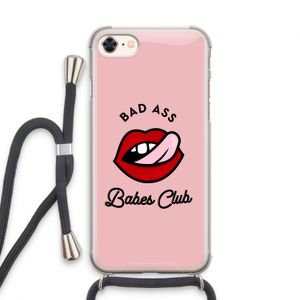 Badass Babes Club: iPhone 7 Transparant Hoesje met koord