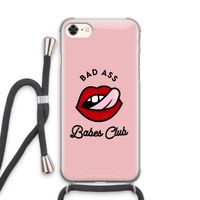 Badass Babes Club: iPhone 7 Transparant Hoesje met koord
