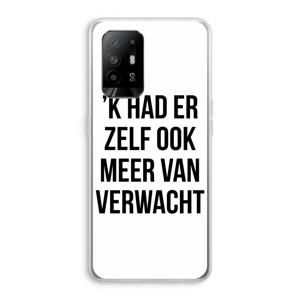 Meer verwacht: Oppo A94 5G Transparant Hoesje