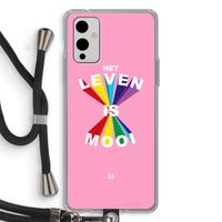 Het Leven Is Mooi: OnePlus 9 Transparant Hoesje met koord