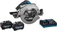Makita hs011gt201 | 40 v max | cirkelzaag | 270 mm | 5,0 ah (2 st), snellader in doos - hs011gt201