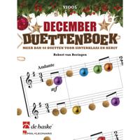 De Haske December Duettenboek meer dan 40 duetten voor Sinterklaas en Kerst - viool