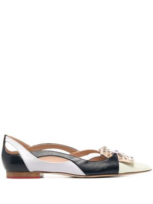 Scarosso ballerines à détail de nœud - Tons neutres