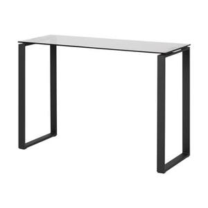 Lisomme Rolf glazen sidetable - met zwart onderstel - 110 x 76 cm