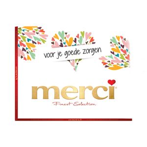 merci voor je goede zorgen - merci Finest Selection Assorted chocolade