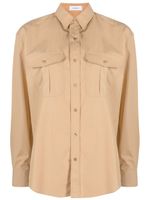 WARDROBE.NYC chemise en coton à coupe oversize - Tons neutres WARDROBE.NYC chemise en coton à coupe oversize - Tons neutres