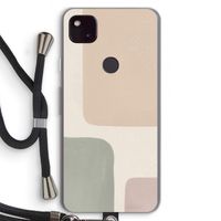 Geo #7: Pixel 4a 5G Transparant Hoesje met koord Geo #7: Pixel 4a 5G Transparant Hoesje met koord