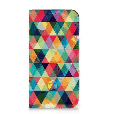 iPhone 15 Pro Max | Hoesje met Magneet | Geruit